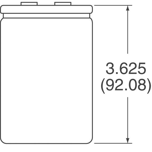 550C102T400BJ2B Cornell Dubilier Electronics (CDE)  Condensadores electrolíticos de aluminio